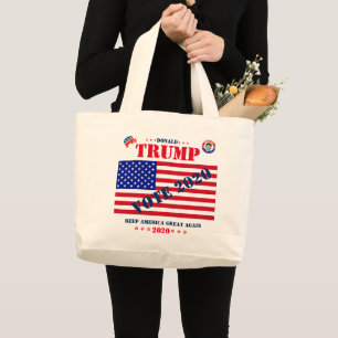 Donald Trump 2020 - Jumbo Tote Bag Tygkasse