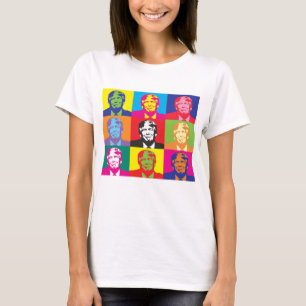 Donald trump 2020 President pop art tecknad lustig T Shirt