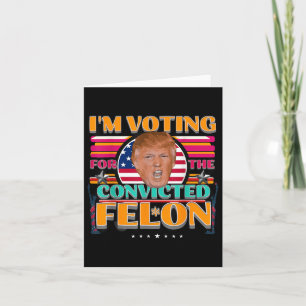 Donald Trump 2024 American Elections Voting Convic Kort