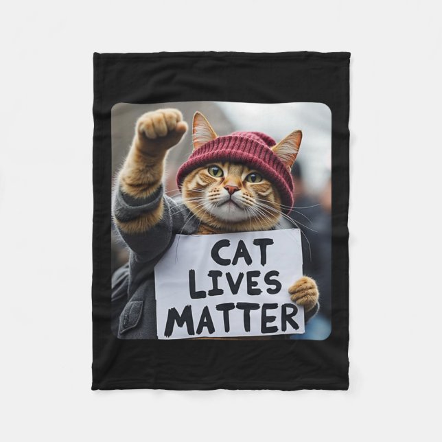 Donald Trump 2024 Cats1 Fleecefilt (Framsidan)