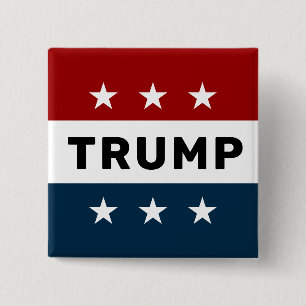 Donald Trump 2024 Classic Star Pinback Knapp