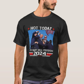 Donald Trump 2024 Fight American Flagga Val T Shirt