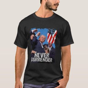 Donald Trump 2024 Fight American Flagga Val T Shirt