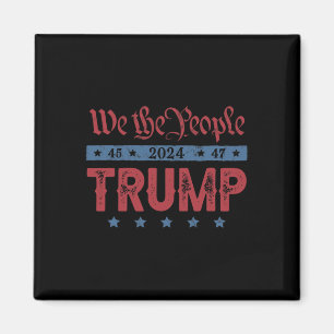 Donald Trump 2024 För presidentval Retro R Magnet
