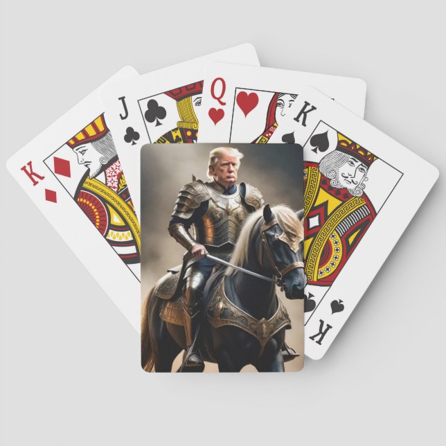 Donald Trump 2024 Funny Konservativ Casinokort (Baksidan)