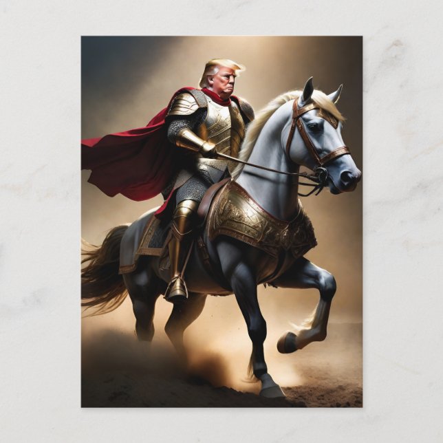 Donald Trump 2024 Funny Konservativ Vykort (Framsida)