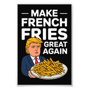 Donald Trump 2024 Gör pommes frites bra igen Fototryck