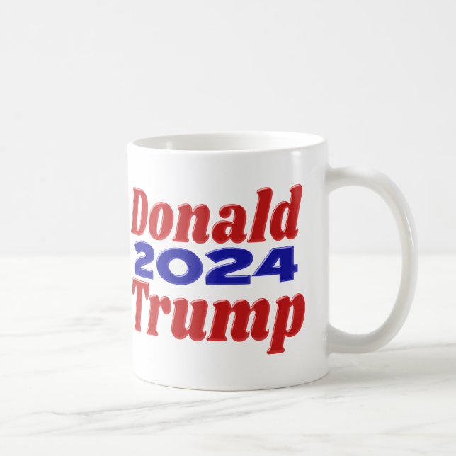 Donald Trump 2024 halv Kaffemugg (Höger)