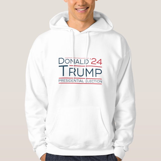 Donald Trump 2024 Hoodie (Framsida)