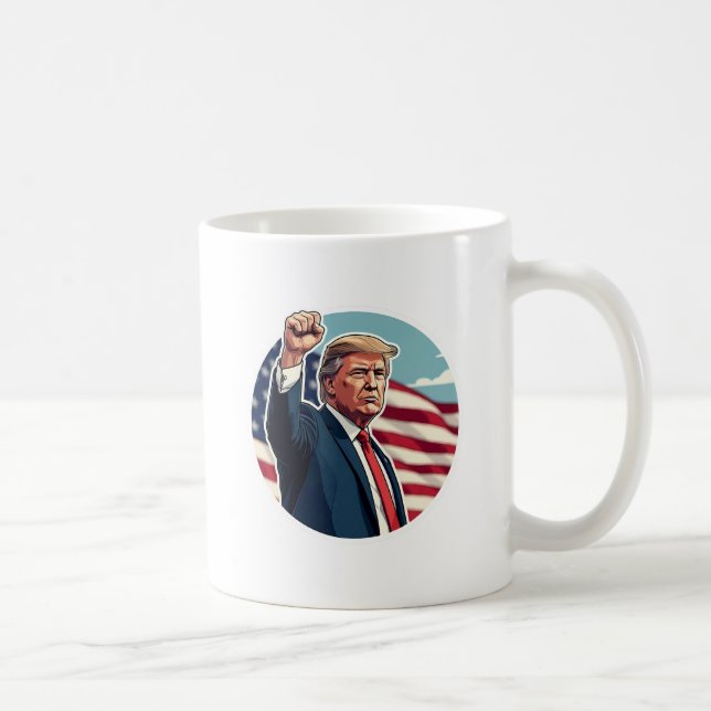 Donald Trump 2024 Kaffemugg (Höger)