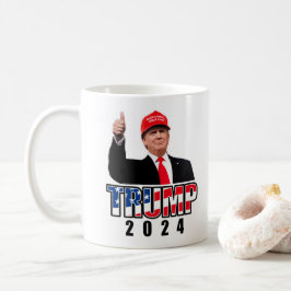 Donald Trump 2024 Kaffemugg