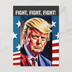 DONALD TRUMP 2024-KAMP, KAMPKAMPOR-vykort Vykort
