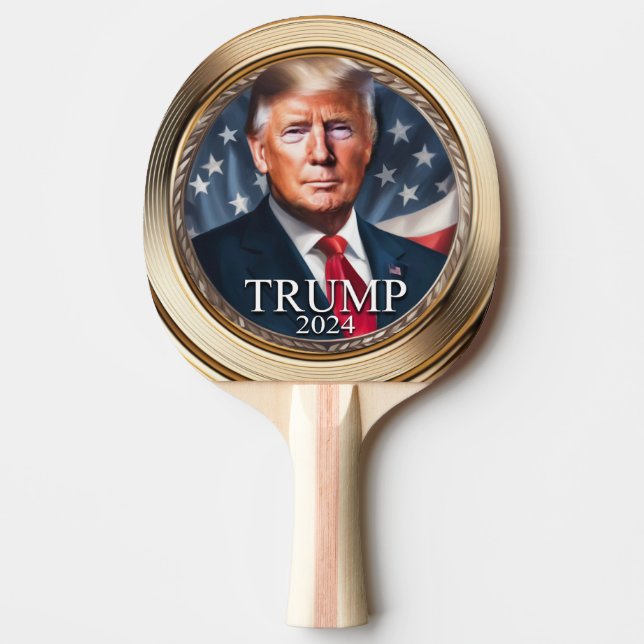 Donald Trump 2024 Kampanj, utbytbar Pingisracket (Framsidan)