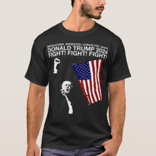 Donald Trump 2024 - Kampen mot rasism (med Amerika T Shirt
