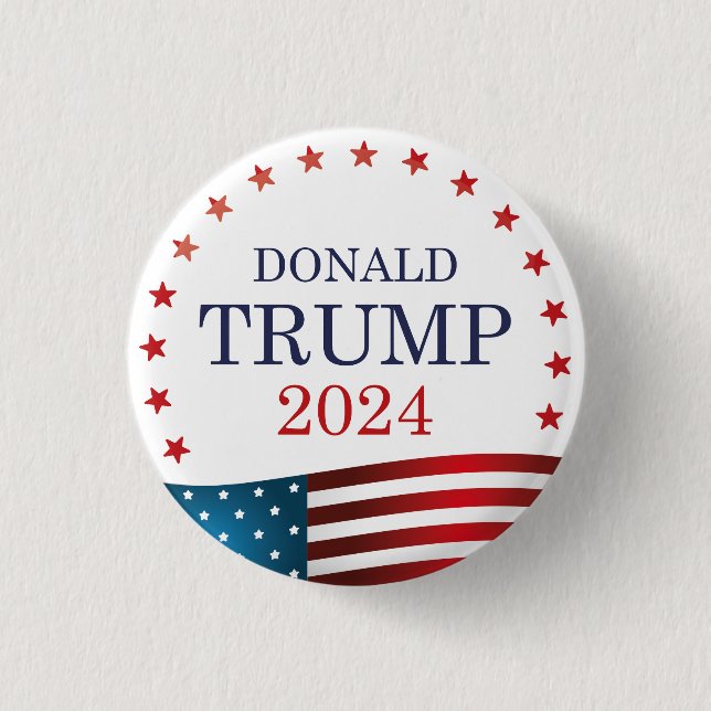 Donald Trump 2024 Knapp (Framsida)