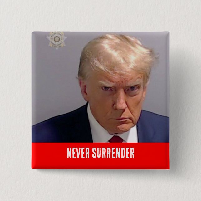 Donald Trump 2024 Knapp för aldrig överlämnande (Framsida)