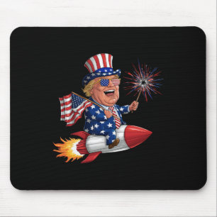 Donald Trump 2024 Lycklig 4:e juli Trump American Musmatta