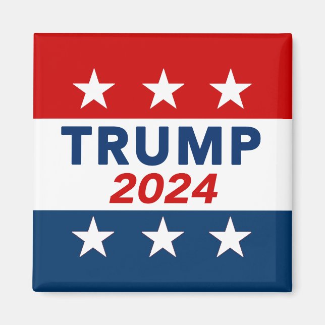 Donald Trump 2024 Magnet (Framsidan)