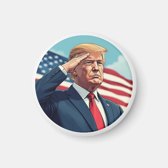 Donald Trump 2024 Magnet (Framsidan)