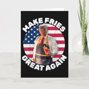 Donald Trump 2024 pommes frites - Gör pommes frite Kort