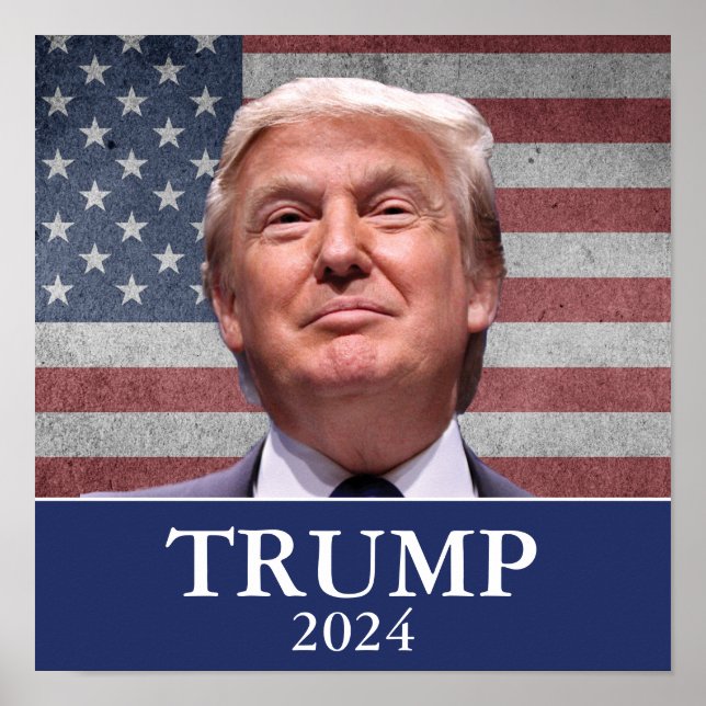 Donald Trump 2024 Poster (Framsidan)