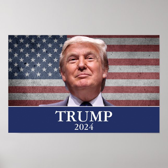 Donald Trump 2024 Poster (Framsidan)