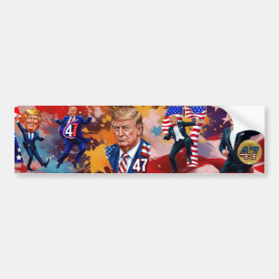 Donald Trump 2024 President 47 Winner Bildekal