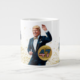 Donald Trump 2024 President 47 Winner Jumbo Mugg