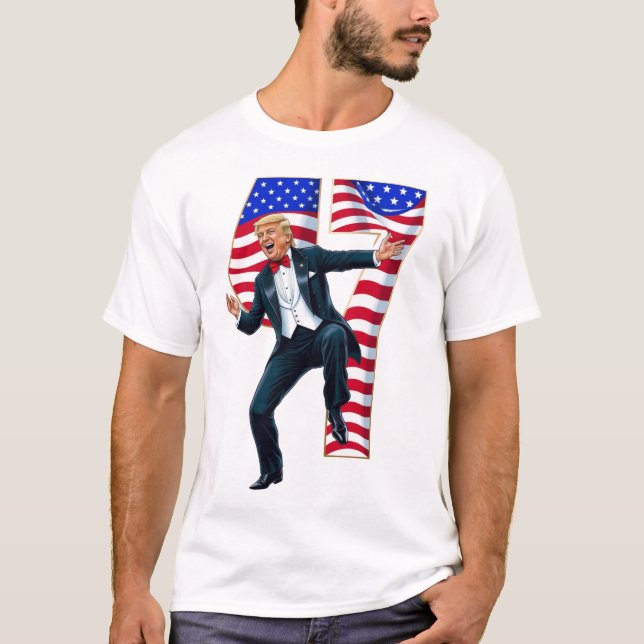 Donald Trump 2024 President 47 Winner T Shirt (Framsida)