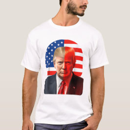 Donald Trump 2024 President Legend American Flag T Shirt