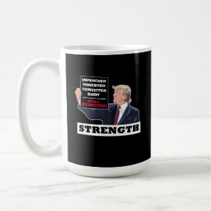 Donald Trump 2024 Presidentens styrkebidrag Winnin Kaffemugg