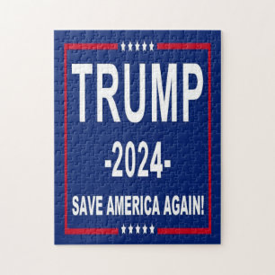 Donald Trump 2024 Spara America Pussel