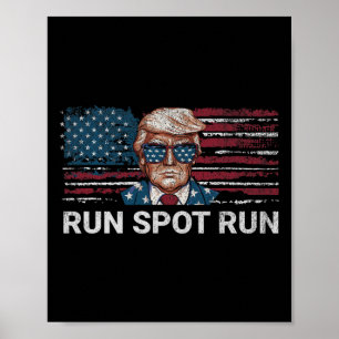 Donald Trump 2024 Spring Lopp Spring Roligt Republ Poster