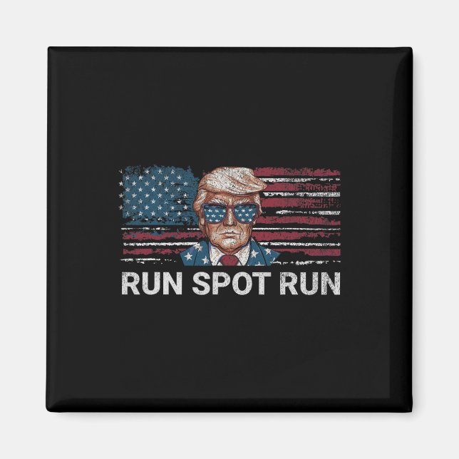 Donald Trump 2024 Springa Spot Springa Funny Repub Magnet (Framsidan)
