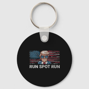 Donald Trump 2024 Springa Spot Springa Funny Repub Nyckelring