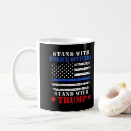 Donald Trump 2024 Stå hos poliser Kaffemugg