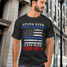 Donald Trump 2024 Stå hos poliser T Shirt