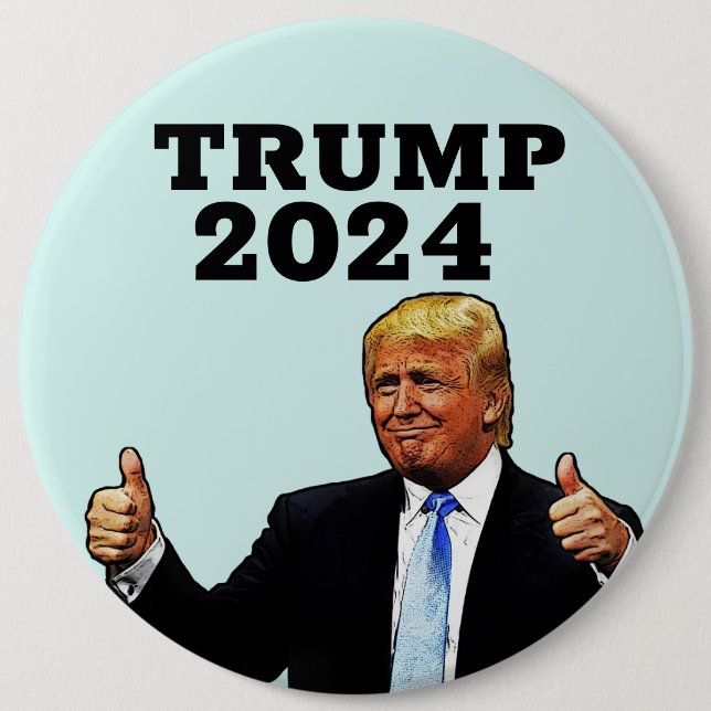 DONALD TRUMP 2024 STOR KNAPP (Framsida)