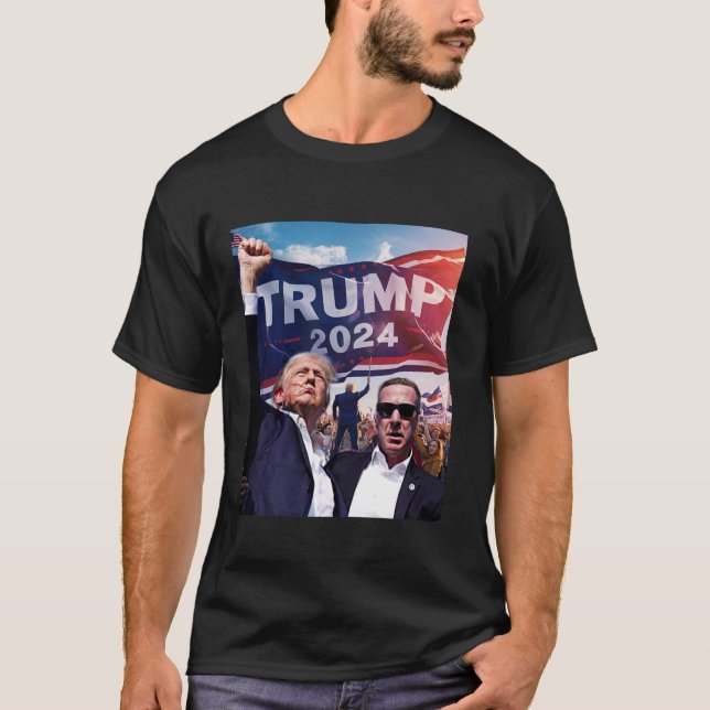 Donald Trump 2024 T Shirt (Framsida)