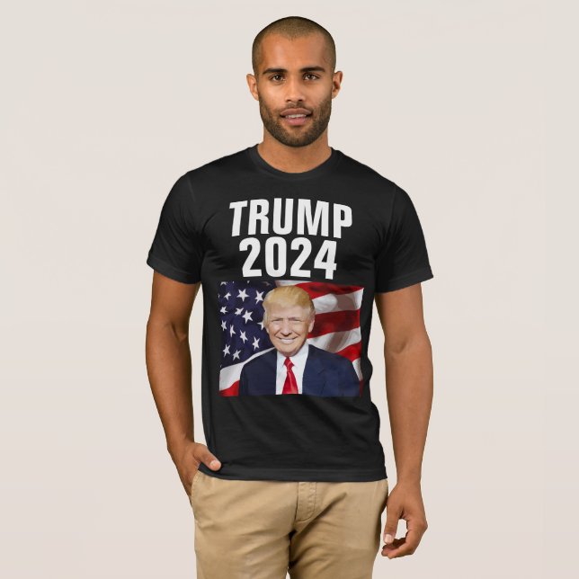 DONALD TRUMP 2024 T-SHIRTS (Hel framsida)