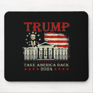 Donald Trump 2024 Ta America Byck American Flagga Musmatta