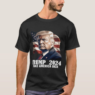 Donald Trump 2024 Ta Amerika Ck Valet - Återkomste T Shirt