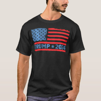 Donald Trump 2024 Ta Amerika tillbaka amerikansk F T Shirt
