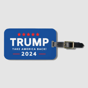 Donald Trump 2024 Ta Amerika tillbaka Bagagebricka