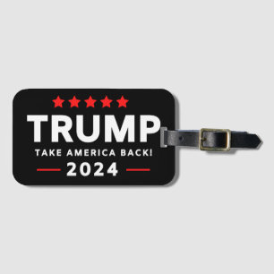 Donald Trump 2024 Ta Amerika tillbaka Bagagebricka