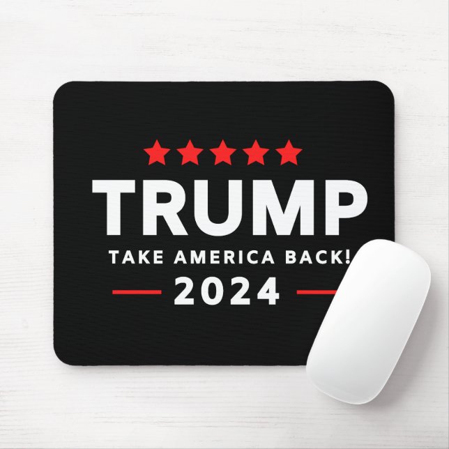 Donald Trump 2024 Ta Amerika tillbaka Musmatta (Med mus)
