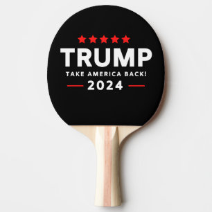 Donald Trump 2024 Ta Amerika tillbaka Pingisracket
