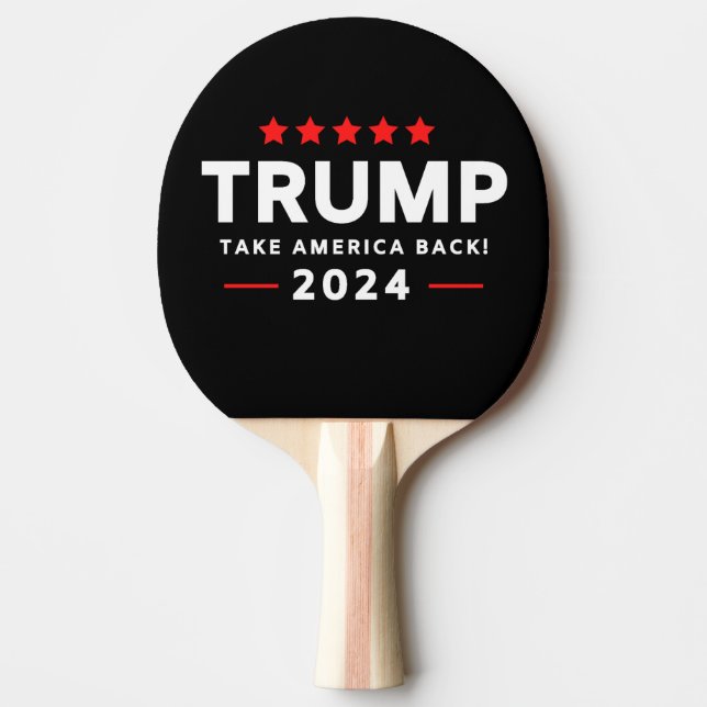 Donald Trump 2024 Ta Amerika tillbaka Pingisracket (Framsidan)