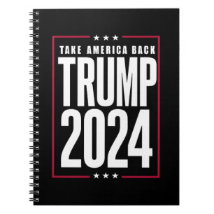 Donald Trump 2024 Ta Amerika Tillbaka Val Anteckningsbok