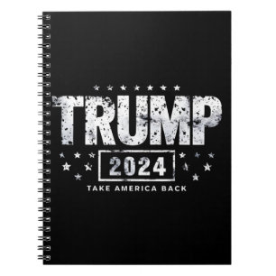 Donald Trump 2024 Ta Amerika Tillbaka Val Anteckningsbok